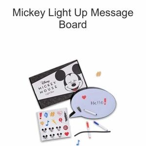 NIB Disney Mickey Mouse Light Up Message Board